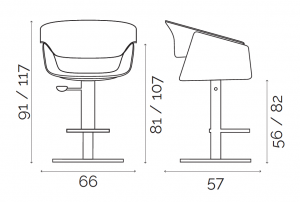 Airlux Bar Stool Noe Duchaufour Lawrence