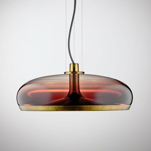 Modern LED suspension, double switching and dimmable. Murano's glass. Design by Patrick Jouin. Free home delivery. 100% made in Italy. Colour customization.