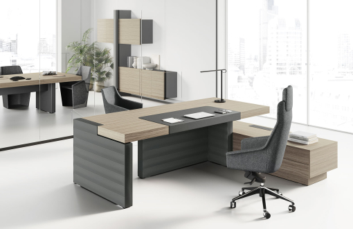 Executive Desk Made in Italy with Lateral Extension Luxury office furniture made in Italy, featuring a lateral extension. Explore our online store for Italian indoor and outdoor furniture.