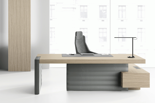 Executive Desk Made in Italy with Lateral Extension Luxury office furniture made in Italy, featuring a lateral extension. Explore our online store for Italian indoor and outdoor furniture.