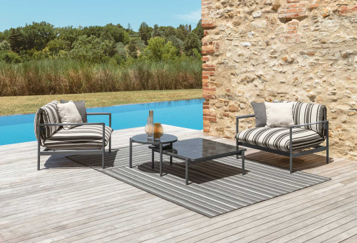 Luna outdoor lounge armchair - Image 7