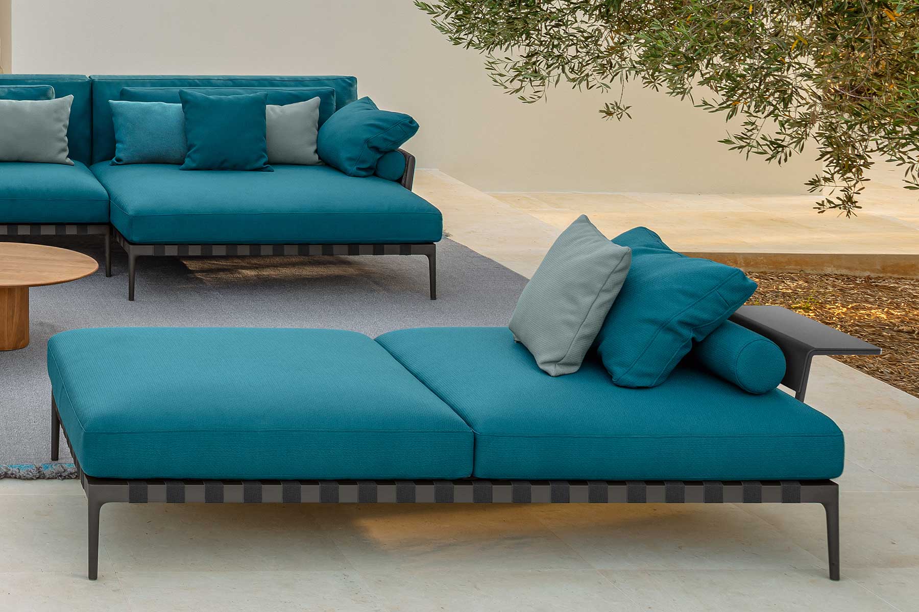 San José blue garden lounge set Shop Online | Italy Dream Design