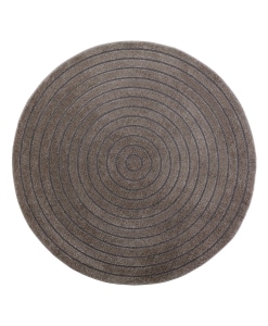 Tappeto rotondo Cortina Sfera Taupe: caldo, equilibrato, versatile