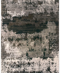 Tappeto rettangolare Elixir 1443/RD9 H grigio chiaro marrone con motivo a macchie