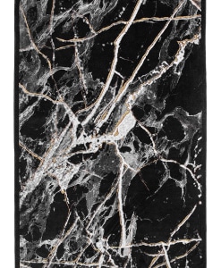 Tappeto Gabrielle 1022X/Q13 marmo nero dorato