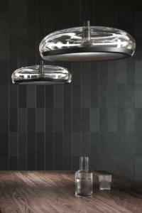 Contemporary designer pendant lights for a luxury dining room