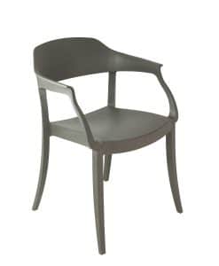 Poltroncina impilabile in polipropilene uso interno ed esterno. Per casa, ufficio, giardino, bar e ristoranti. 81 colori disponibili. Consegna a domicilio.